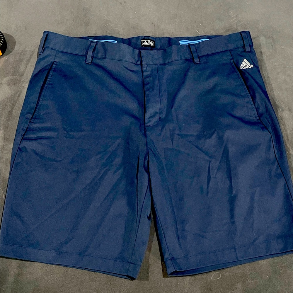Dark blue adidas golf shorts size 38